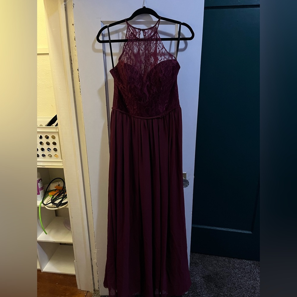 Maroon dress